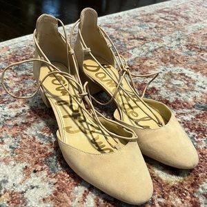 Sam Edelman strappy nude shoes size 7